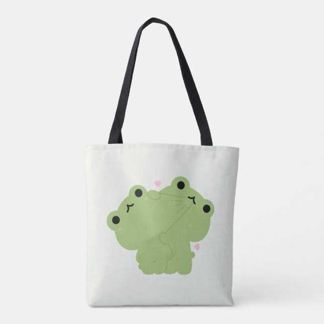 Tote Bag Couple de grenouille (Dos)