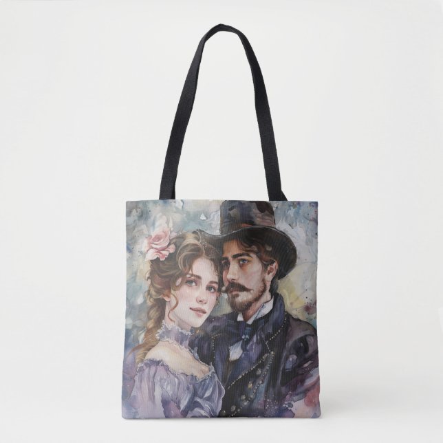 Tote Bag Couple Victorien (Devant)