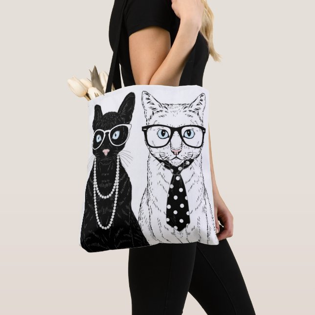 Tote Bag Couples de chat (De près)