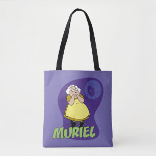 Tote Bag Courage du chien lâché Muriel Graphic