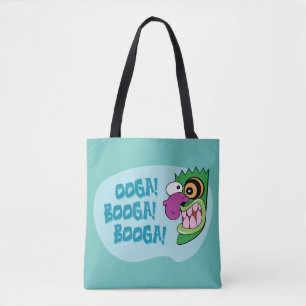 Tote Bag Courage du chien lâché   Ooga Booga Booga Booga !