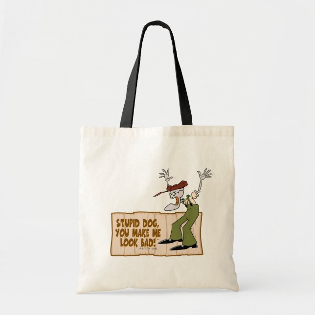 Tote Bag Courage du chien lâché | Tu Me Fais Mal L'Air ! (Devant)