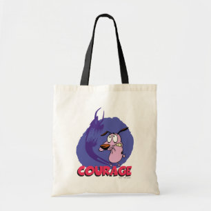 Tote Bag Courage the Cowardly Dog Shadow Graphic