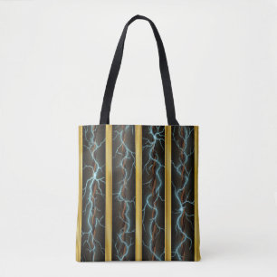Tote Bag Courant électrique à partir de fils Vintages frois
