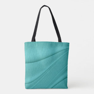 Tote Bag Courbure turquoise