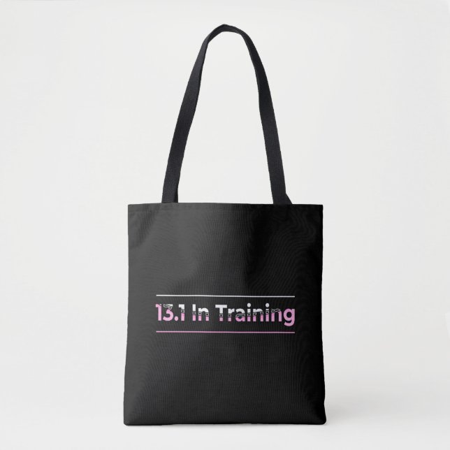 Tote Bag Coureur de demi-marathon - 13.1 en entraînement (Devant)
