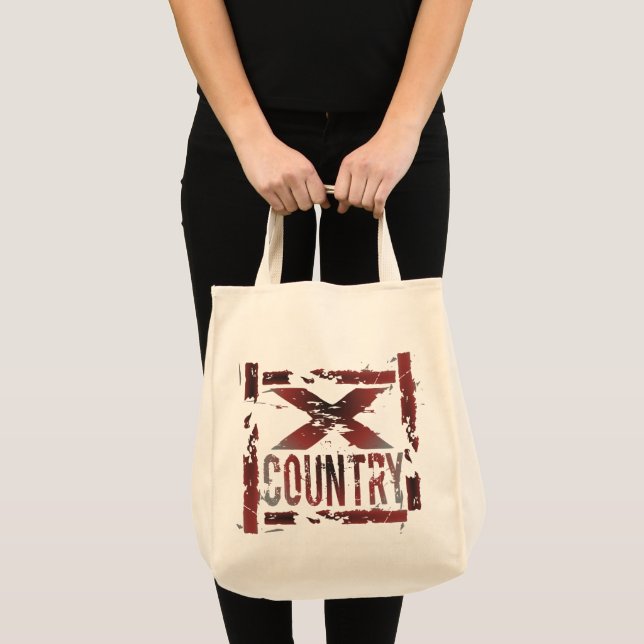 Tote Bag Coureur XC cross-country (Devant (produit))