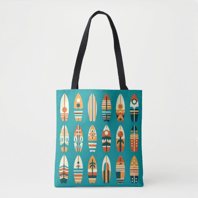 Tote Bag Coureurs des vagues (Devant)