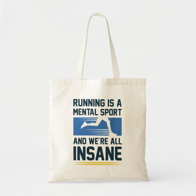 Tote Bag Courir fou (Devant)
