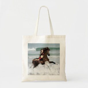 Tote Bag Courir la plage