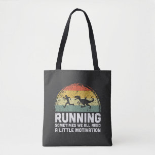 Tote Bag Courir Parfois Nous Avons Tous Besoin D'Un Peu De