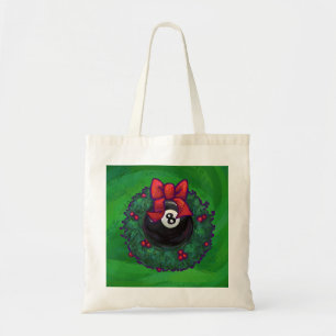 Tote Bag Couronne de Noël Boule 8 Verte