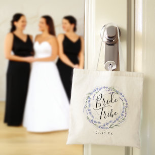 Tote Bag Couronne Élégante de Lavande Aquarelle pour la Tri