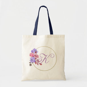 Tote Bag Couronne florale personnalisée