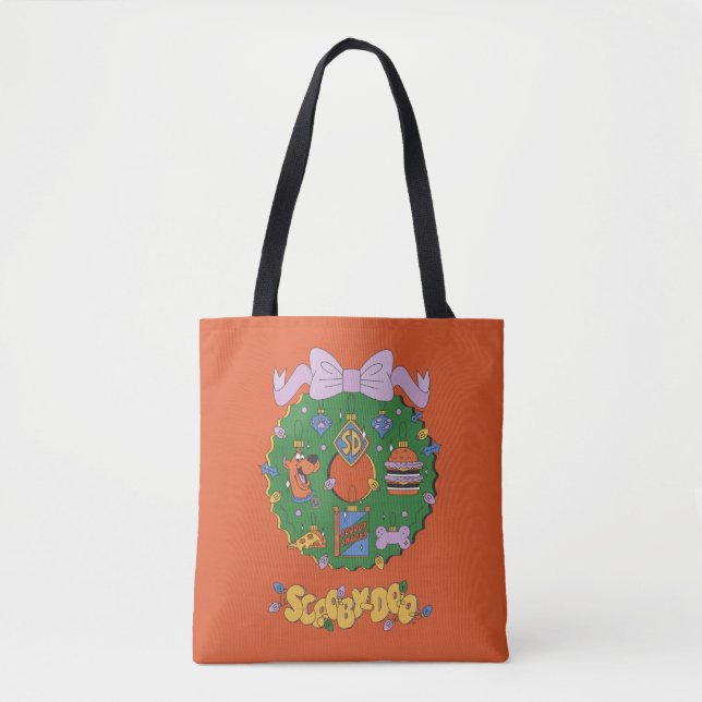 Tote Bag Couronne graphique de snack de vacances de Scooby- (Devant)