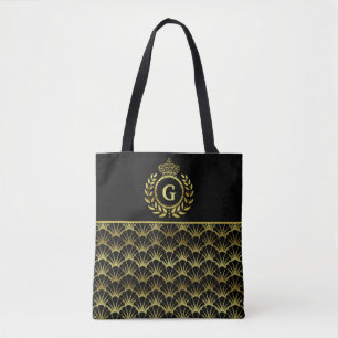Tote Bag Couronne royale Deco Shell de guirlande de laurier