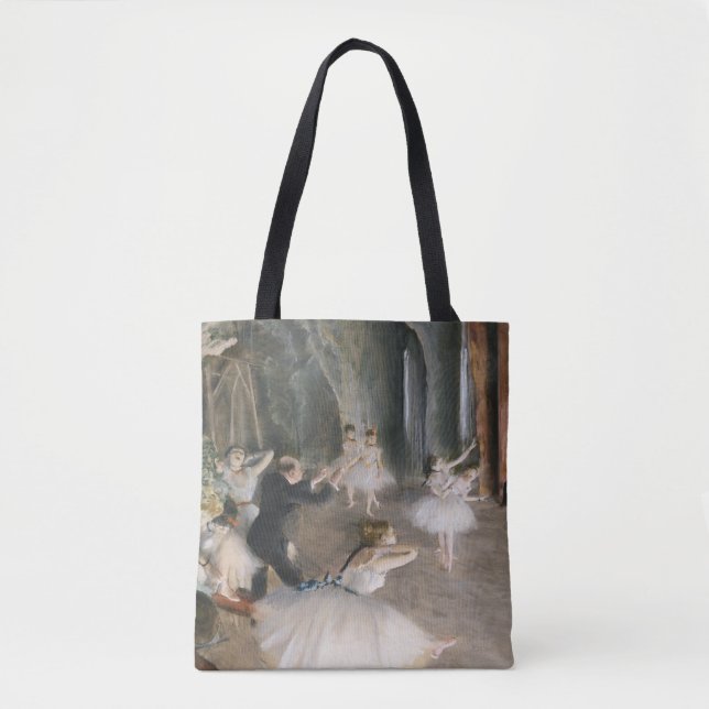 Tote Bag Cours de danse par Edgar Degas (Devant)