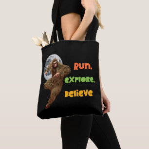 Tote Bag Course d'aventure Sasquatch Believe Design