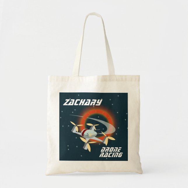 Tote Bag Course de drones (Devant)