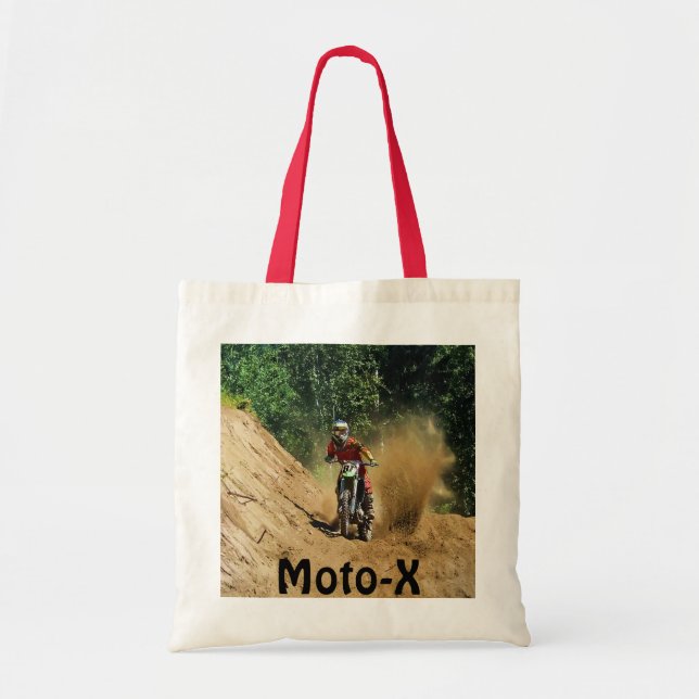 Tote Bag Course du champion de Motocross Dirt-Bike (Devant)
