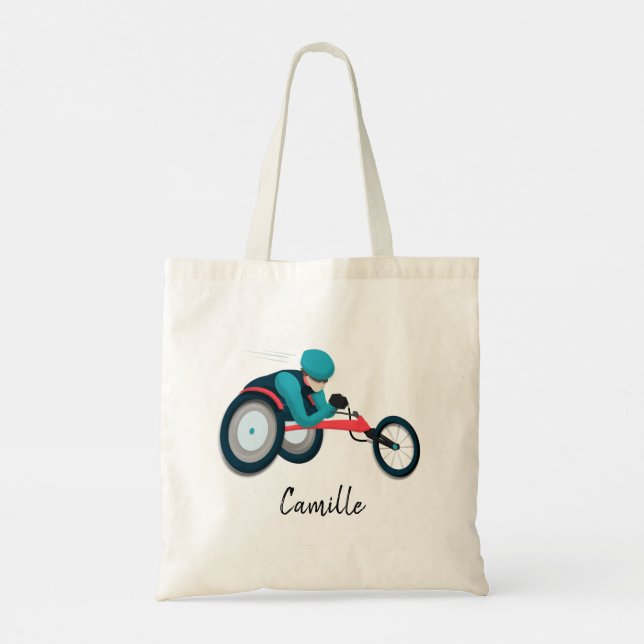 Tote Bag Course en fauteuil roulant (Dos)