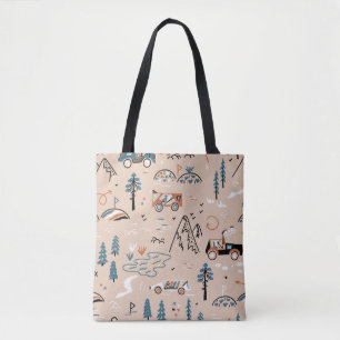 Tote Bag Course hors route. Rassemblement de la forêt de mo