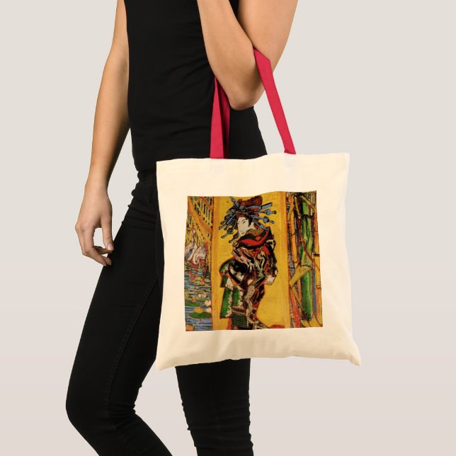 Tote Bag Courtisane japonaise Oiran par Vincent van Gogh (Devant (produit))