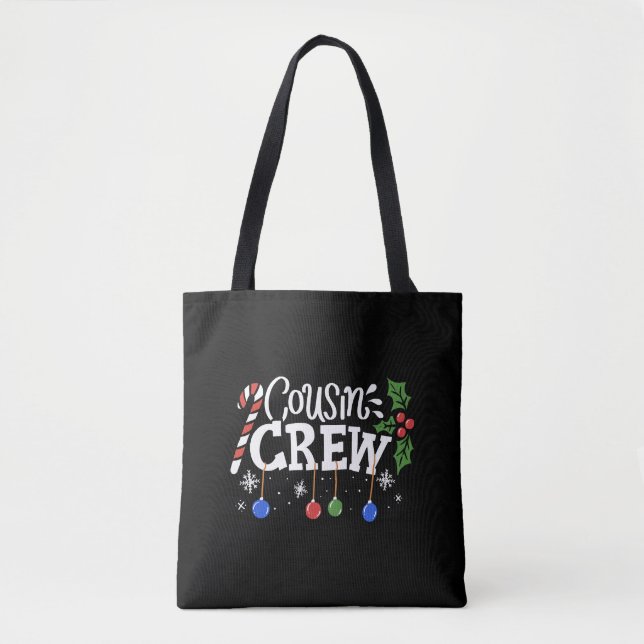 Tote Bag Cousin Christmas (Devant)
