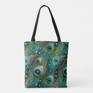 Tote Bag Coussin de jet Peacock Passion