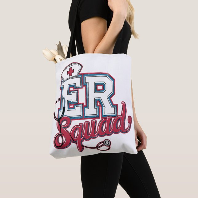 Tote Bag Coussin de ligne (De près)