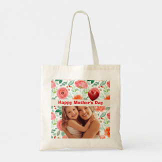 Tote Bag Coussin en dessin au trait pour la fête des mères 