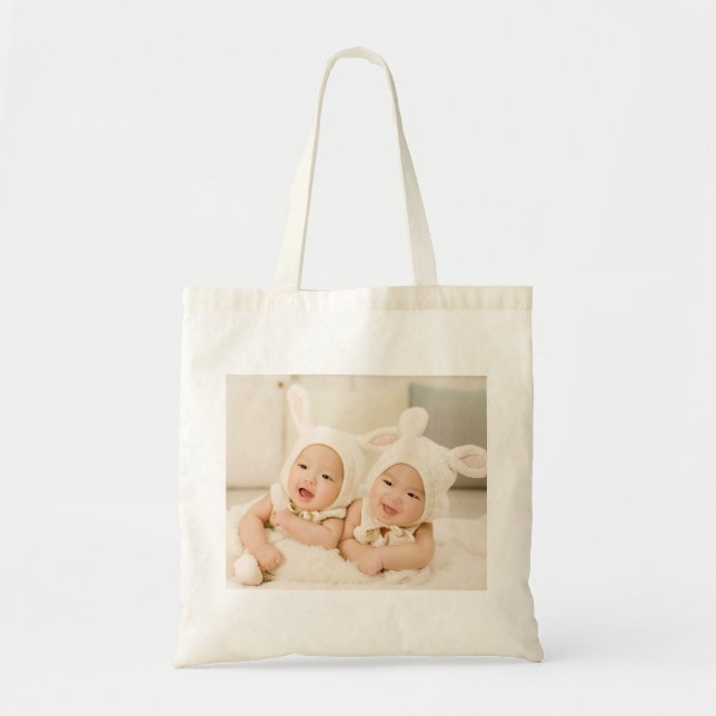Tote Bag Coutume personnalisée votre propre photo de bébé (Devant)