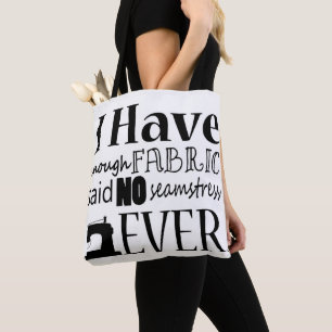 Tote Bag Couture ・ Pas Suffisamment D'Artisanat De Tissu