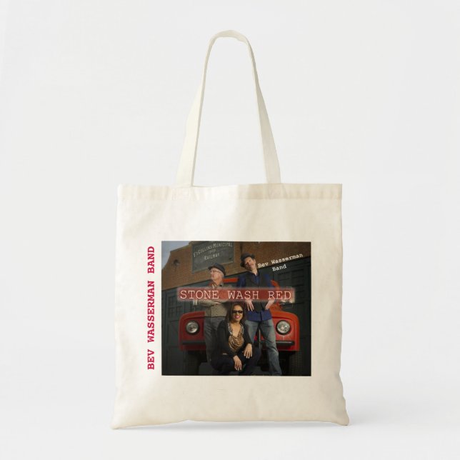 TOTE BAG COUVERTURE CD ROUGE DE LAVAGE DE PIERRE DE BANDE (Devant)
