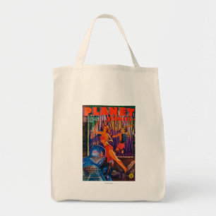 Tote Bag Couverture de magazine d'histoires de planète 3