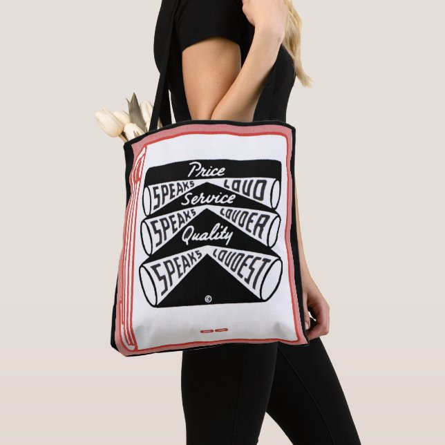 Tote Bag couverture de vieux matchbook Prix Speds Loud (De près)