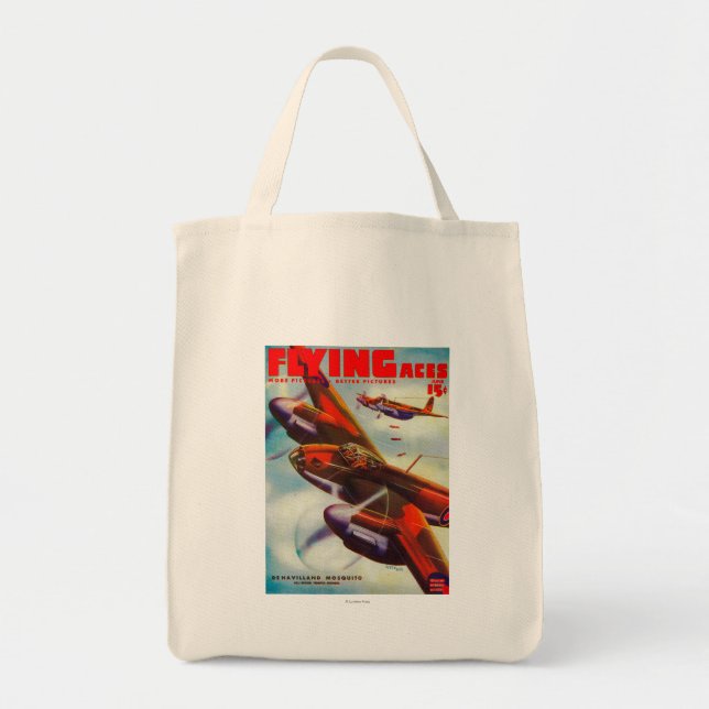 Tote Bag Couverture du magazine Flying Aces 5 (Devant)
