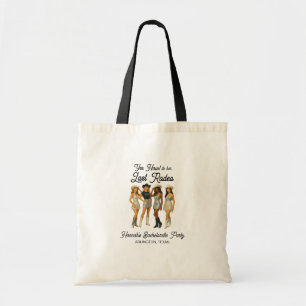 Tote Bag Couvre-canette de fête de bachelorette Cowgirl Las