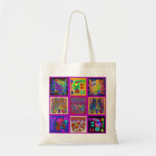 Tote Bag Couvre-lit aux perroquets tropicaux