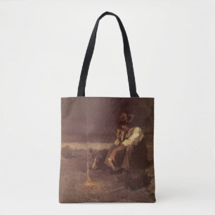 Tote Bag Cow-boys western vintage, Berger des plaines par N