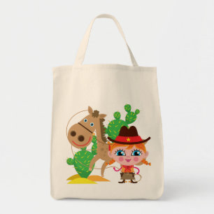 Tote Bag Cow-girl et cheval