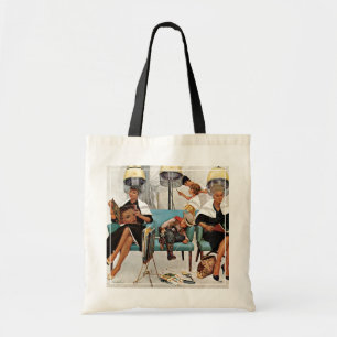 Tote Bag Cowboy endormi dans le salon de beauté