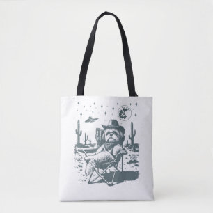 Tote Bag Cowboys UFO Western français
