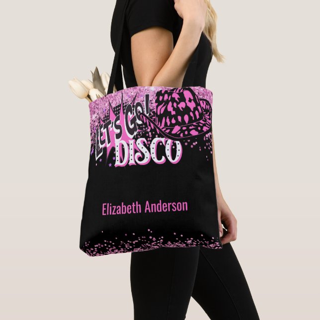 Tote Bag Cowgirl Disco Enterrement de Vie de Jeune Fille Al (De près)