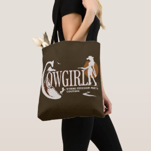 Tote Bag Cowgirl – Là où la liberté rencontre le courage