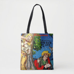 Tote Bag Cowgirl Romance La trahison Vintage BD