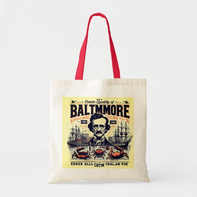 Tote Bag Crab Cakes, Clippers, and Crows: Baltimore Bound T (Devant)