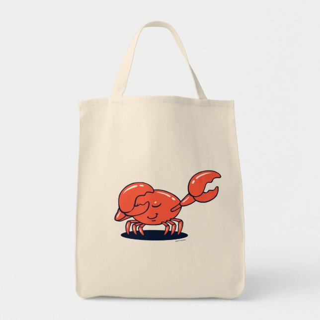 Tote Bag Crabe Faisant Le Dab (Devant)