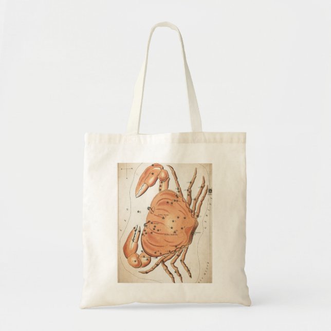 Tote Bag Crabe galactique céleste mystique (Devant)
