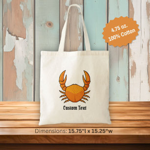 Tote Bag Crabe orange